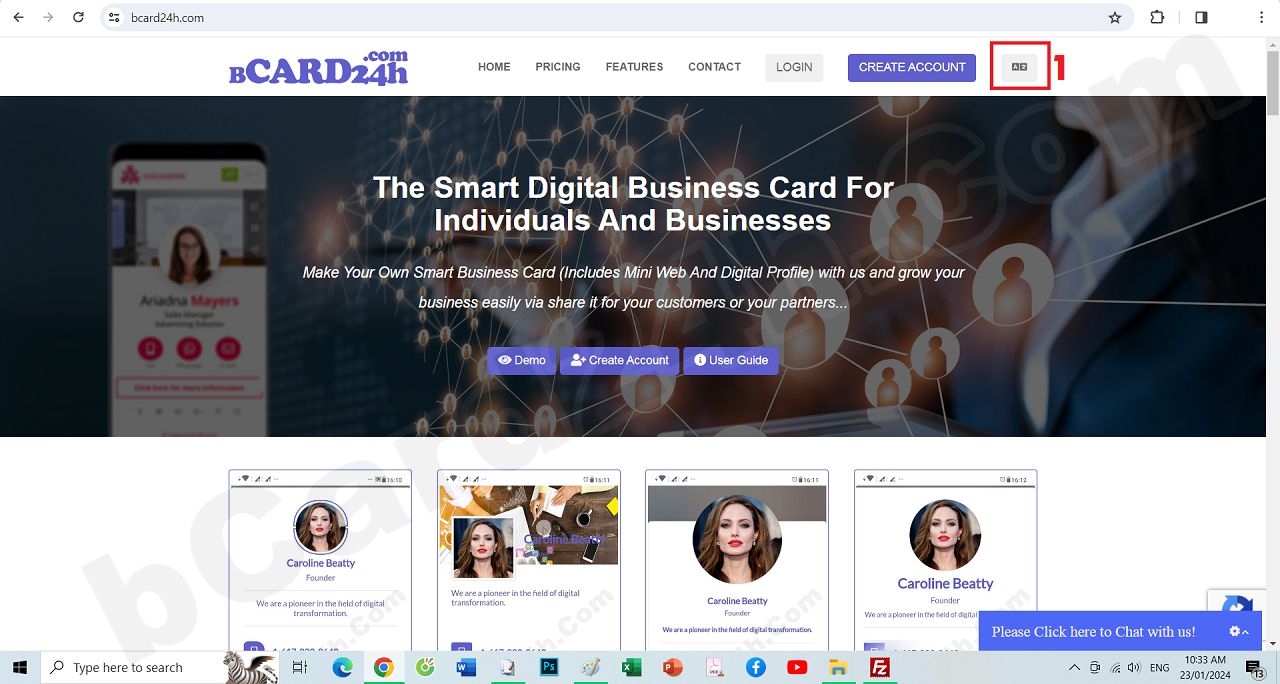 Card Visit 4.0 - Digital marketing tools for business people