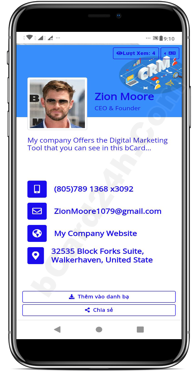 Smart Digital Business Card